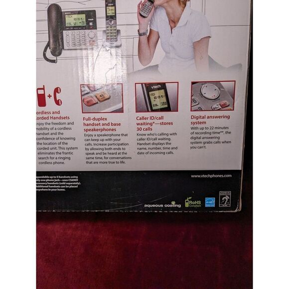 VTech answering machine and cordless phone NIB - Picture 4 of 11